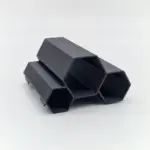 Krebshöhle 3d druck außerhalb vom Aquarium als Produktbild mit weißem hintergrund fotografiert