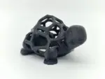 Deko Moosschildkröte in groß aus 3d Druck als Produktbild mit weißem hintergrund